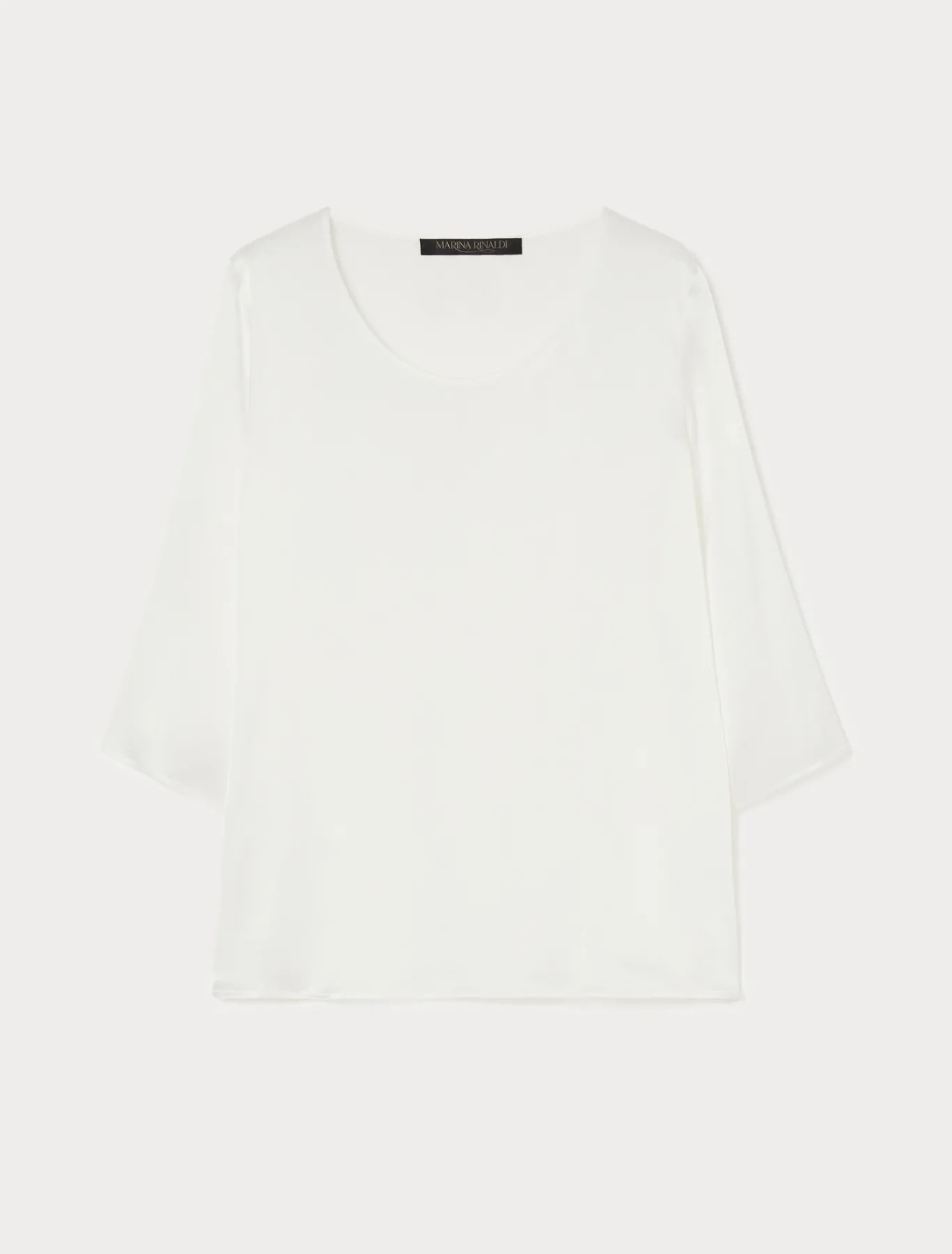 Marina Rinaldi Bluse | Camicie & Bluse*Blusa in misto seta BIANCO