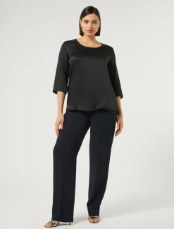 Marina Rinaldi Bluse | Camicie & Bluse*Blusa in misto seta BLUNOTTE