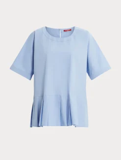 Marina Rinaldi Camicie & Bluse | Camicie & Bluse*Blusa in popeline di cotone CIELO