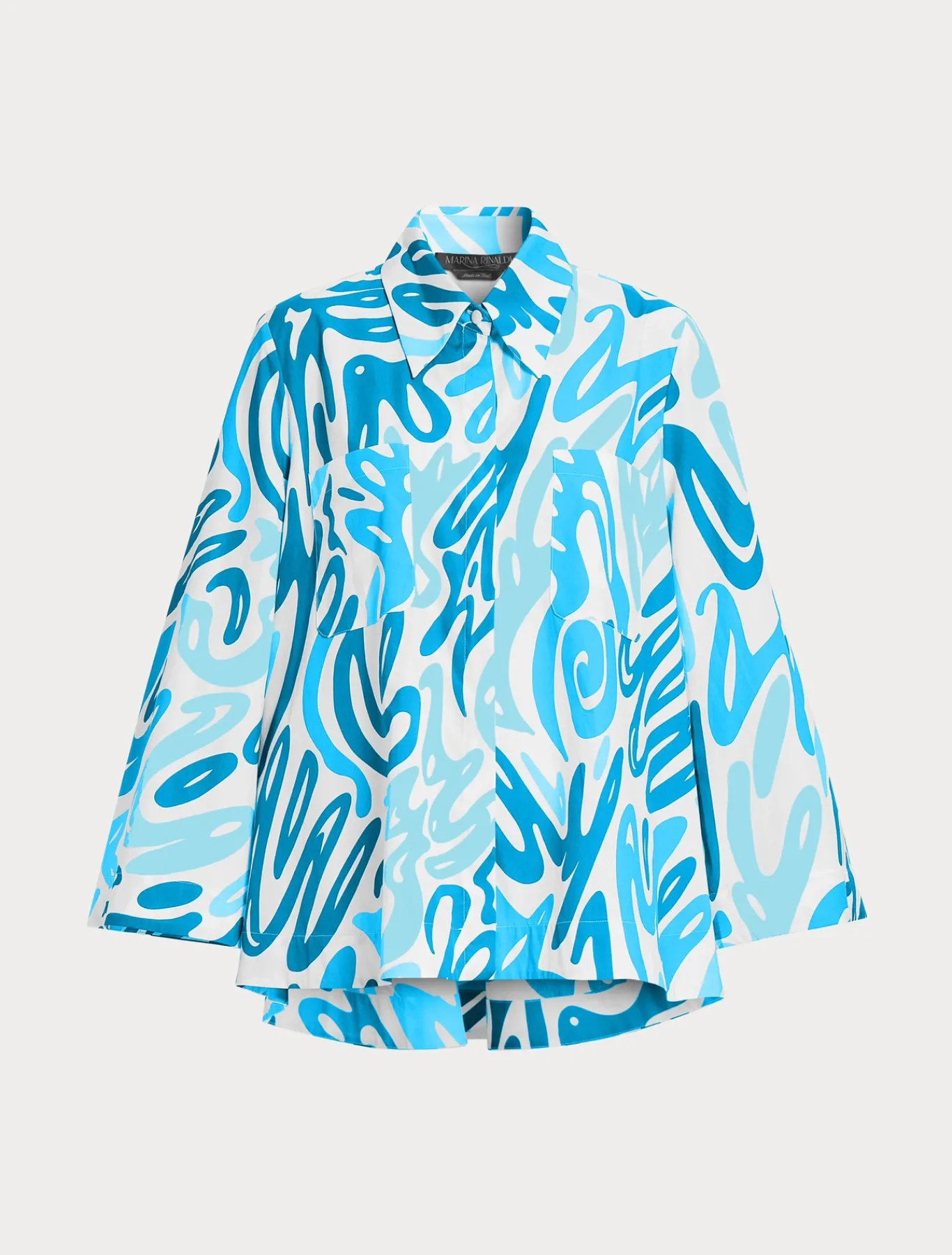 Marina Rinaldi Camicie & Bluse | Camicie & Bluse*Blusa in popeline stampato BIANCO