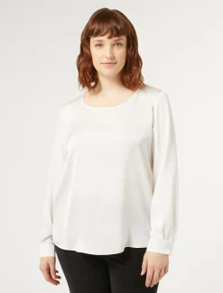 Marina Rinaldi Camicie & Bluse | Camicie & Bluse*Blusa in raso BIANCO