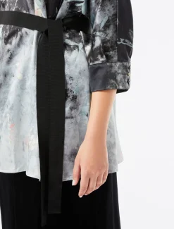 Marina Rinaldi Camicie & Bluse | Camicie & Bluse*Blusa in raso di seta GRIGIOSCURO