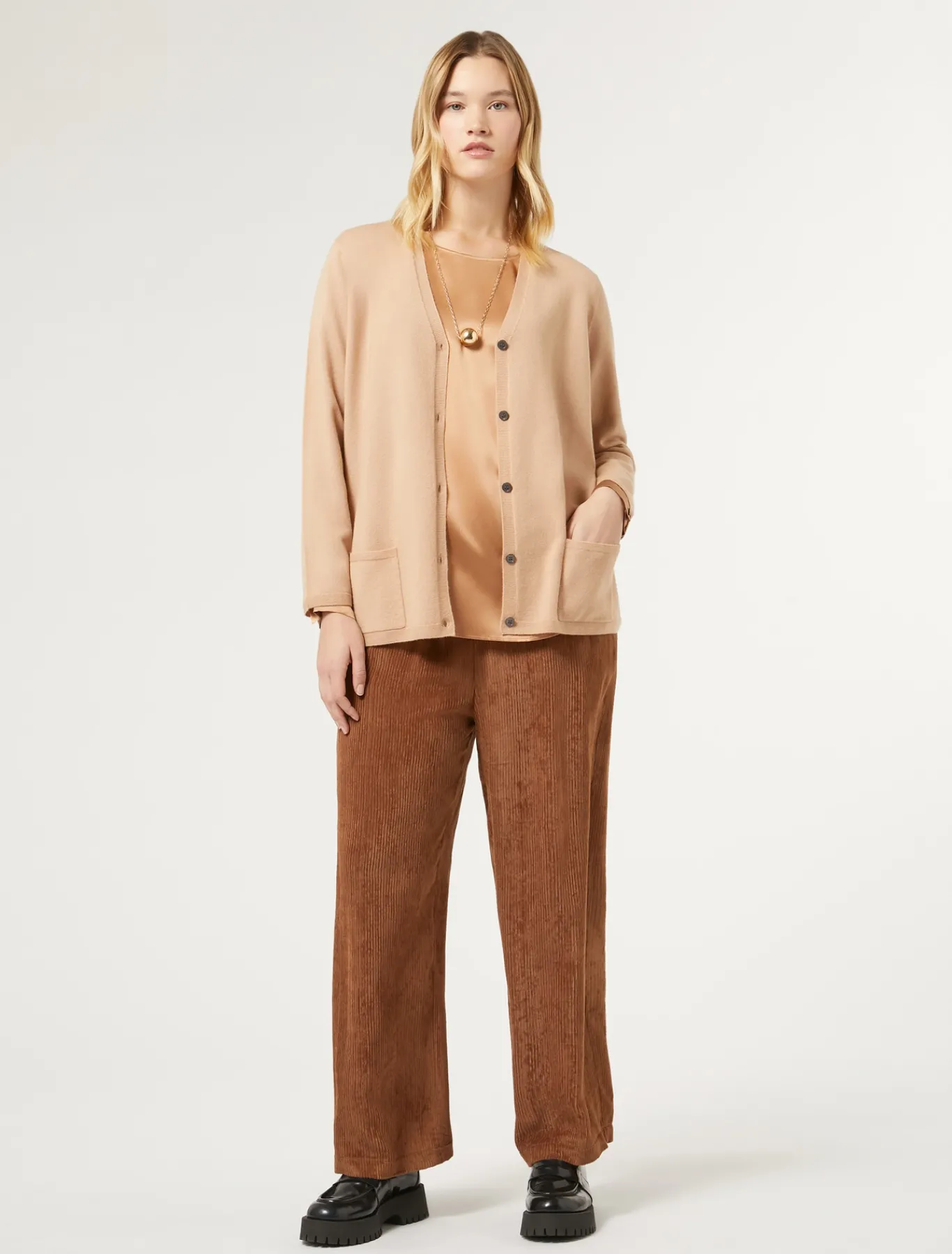 Marina Rinaldi Camicie & Bluse | Camicie & Bluse*Blusa in raso di seta CAMMELLO