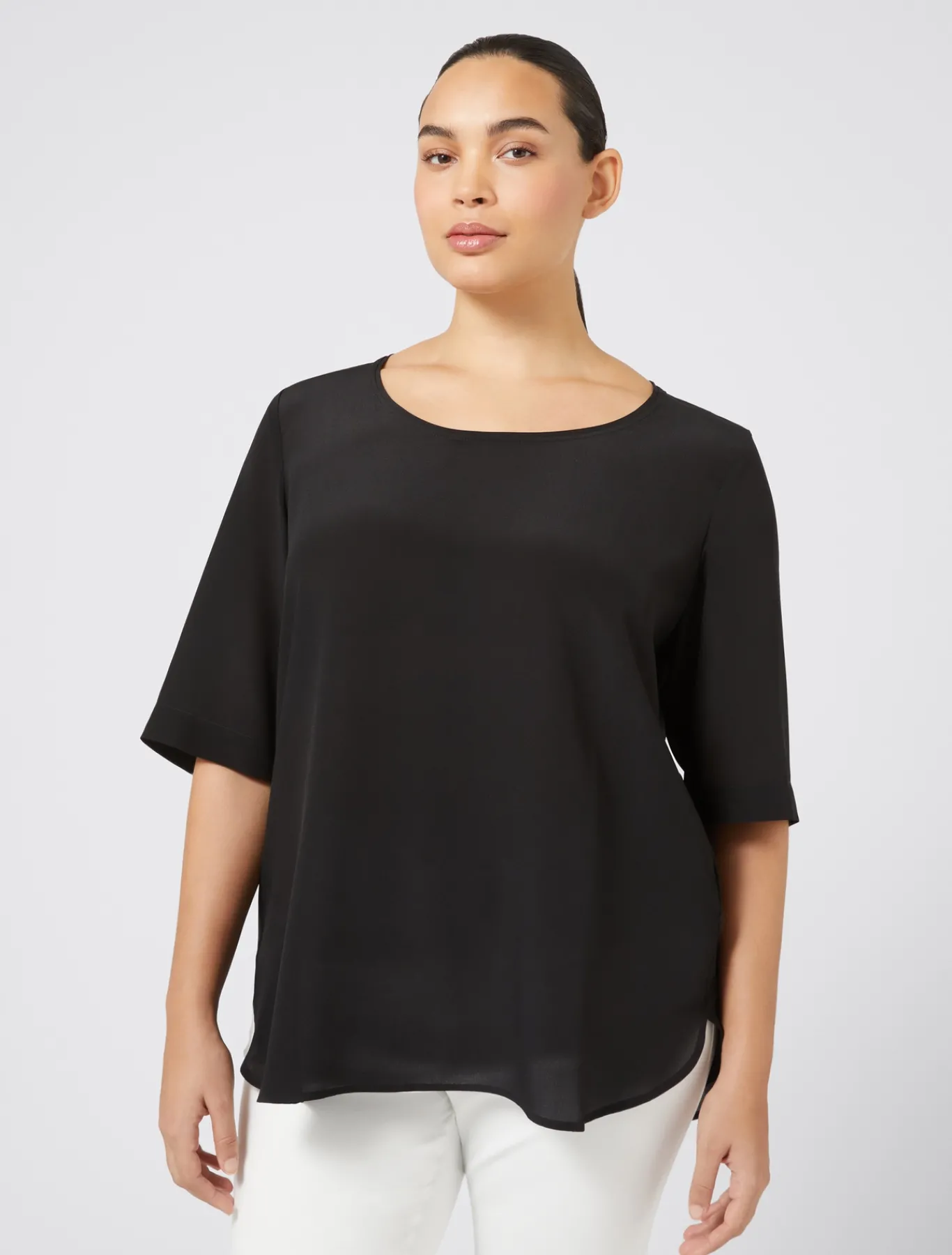 Marina Rinaldi Camicie & Bluse | Camicie & Bluse*Blusa in seta NERO