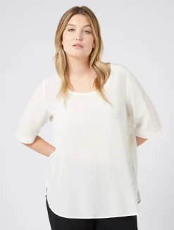 Marina Rinaldi Camicie & Bluse | Camicie & Bluse*Blusa in seta BIANCO