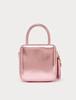 Marina Rinaldi Accessori | Accessori*Borsa a cubo laminata ROSA