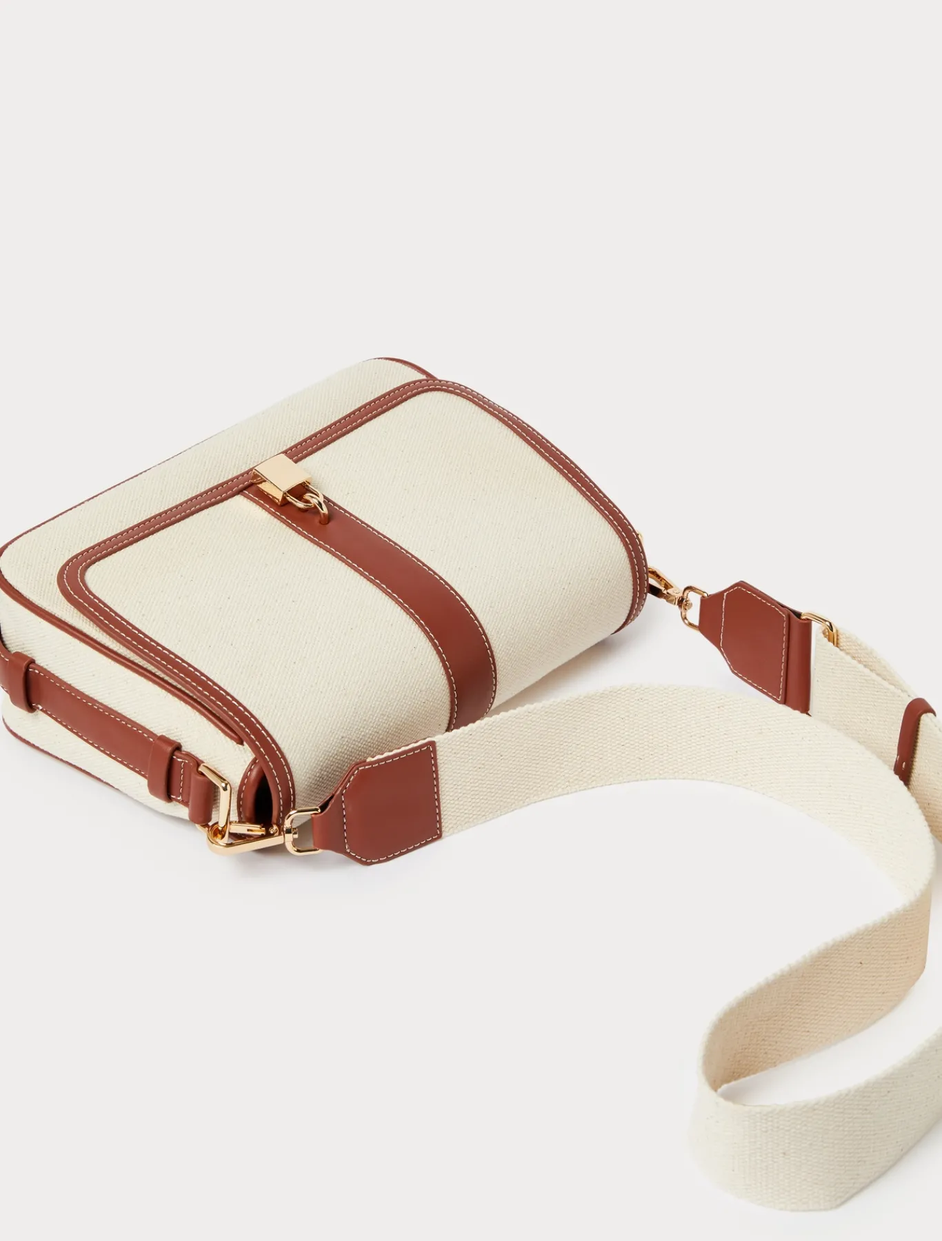 Marina Rinaldi Accessori | Accessori*Borsa a tracolla in canvas NATURALE