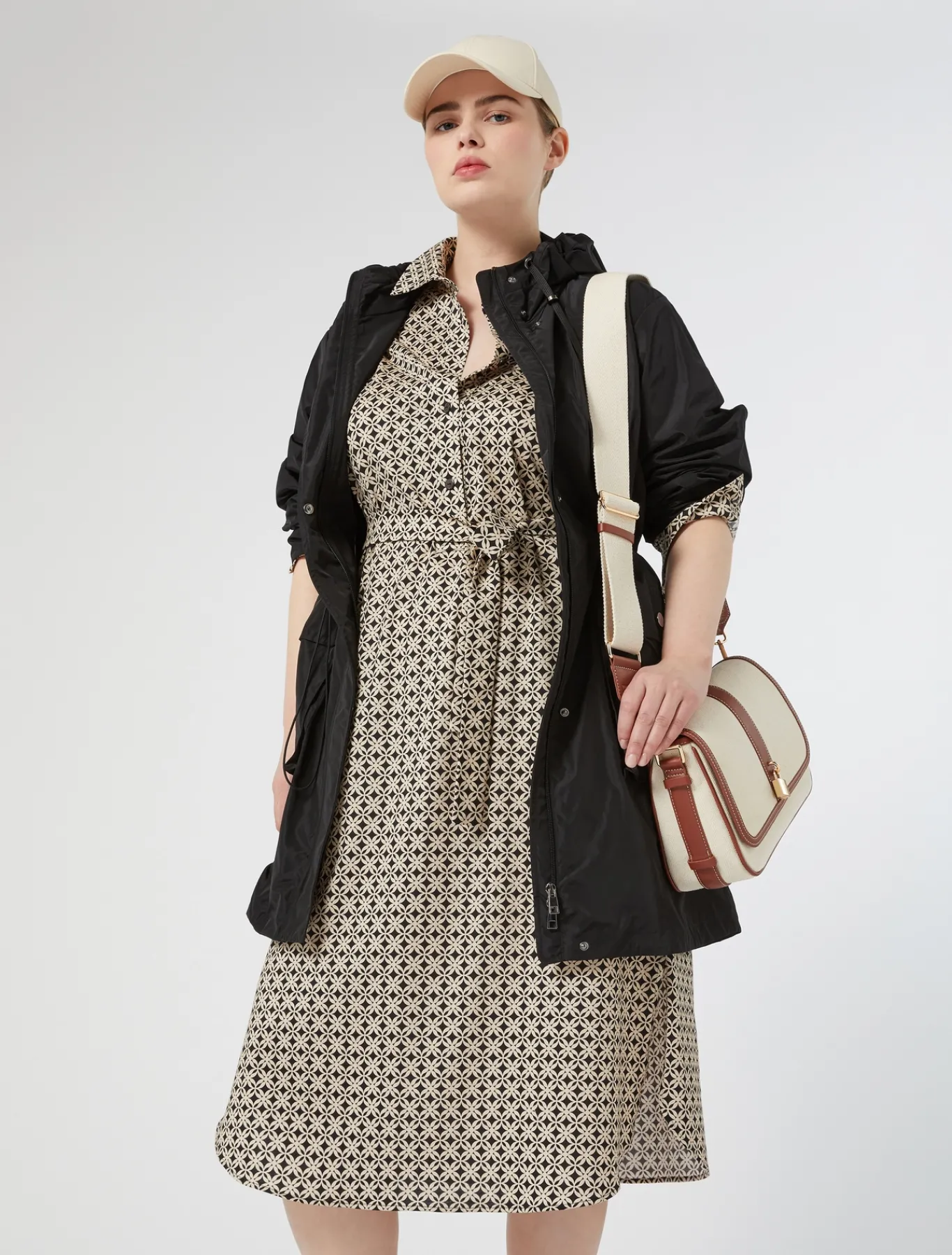 Marina Rinaldi Accessori | Accessori*Borsa a tracolla in canvas NATURALE