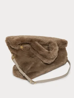 Marina Rinaldi Accessori | Accessori*Borsa shopper con texture soffice GRIGIOTORTORA