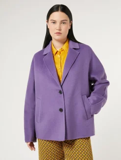 Marina Rinaldi Cappotti & Trench | Cappotti & Trench*Caban in double di lana VIOLA