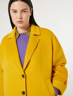 Marina Rinaldi Cappotti & Trench | Cappotti & Trench*Caban in double di lana SENAPE