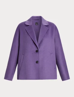 Marina Rinaldi Cappotti & Trench | Cappotti & Trench*Caban in double di lana VIOLA