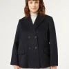 Marina Rinaldi Cappotti & Trench | Cappotti & Trench*Caban in drap di lana BLUNOTTE