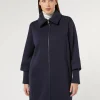Marina Rinaldi Cappotti & Trench | Cappotti & Trench*Caban in jersey BLUNOTTE