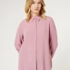 Marina Rinaldi Bluse | Selezione Elegante*Camicia in acetato e seta ROSAANTICO