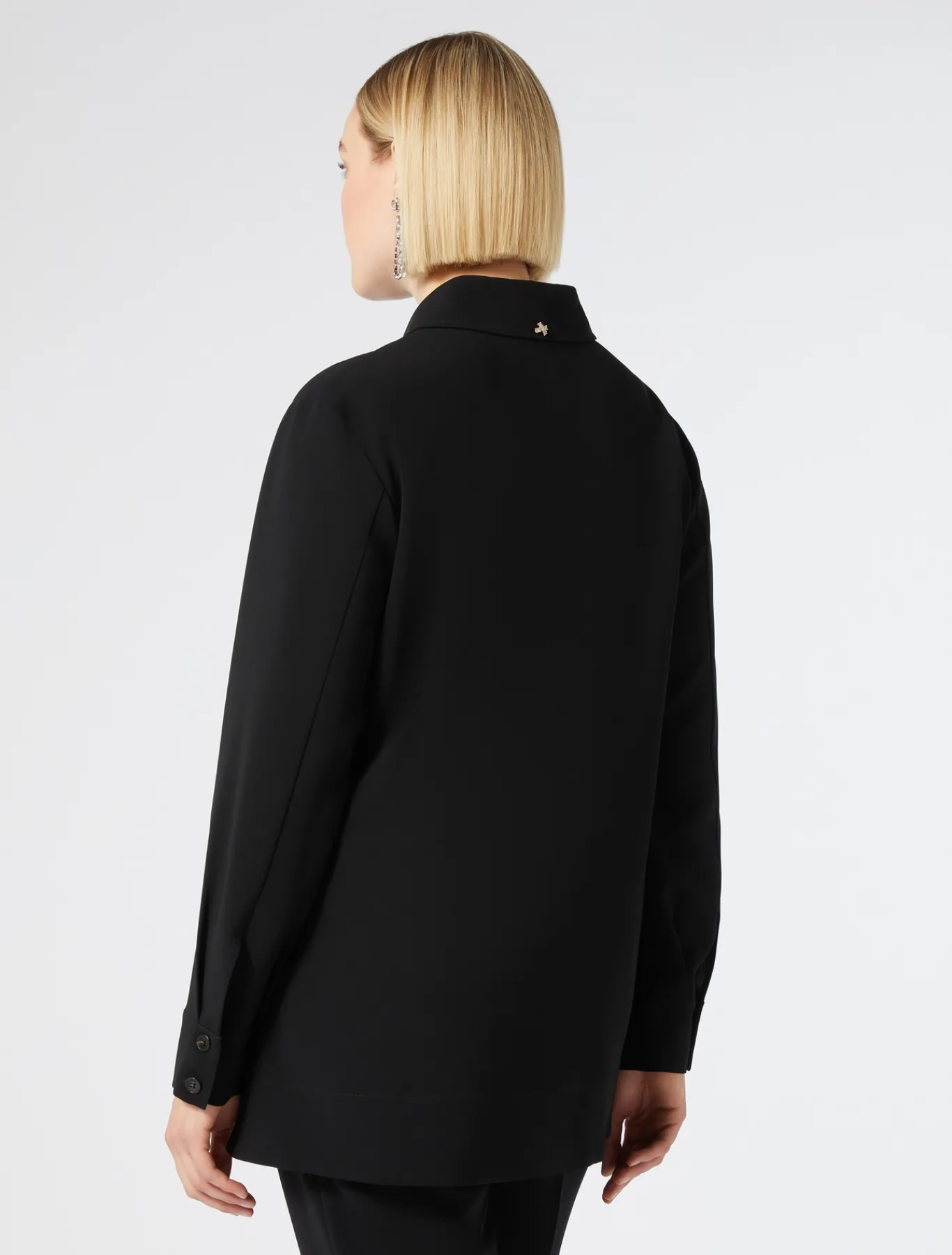 Marina Rinaldi Camicie & Bluse | Camicie & Bluse*Camicia in cady triacetato NERO