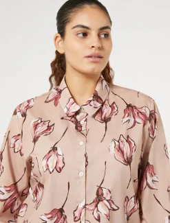 Marina Rinaldi Camicie & Bluse | Camicie & Bluse*Camicia in cotone stampato ROSA