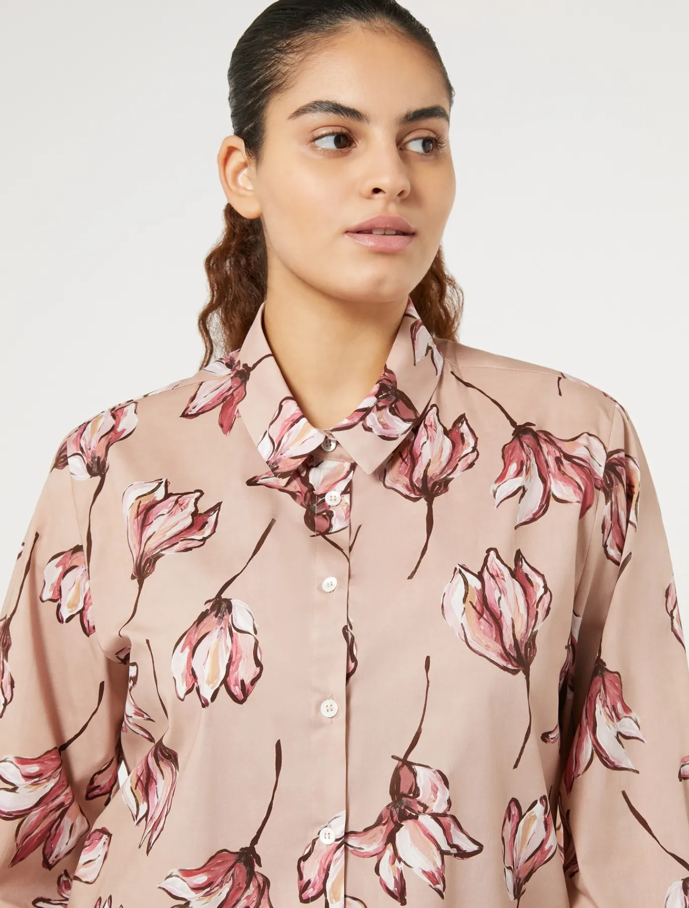Marina Rinaldi Camicie & Bluse | Camicie & Bluse*Camicia in cotone stampato ROSA
