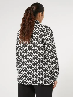 Marina Rinaldi Camicie & Bluse | Camicie & Bluse*Camicia in cotone stampato NERO