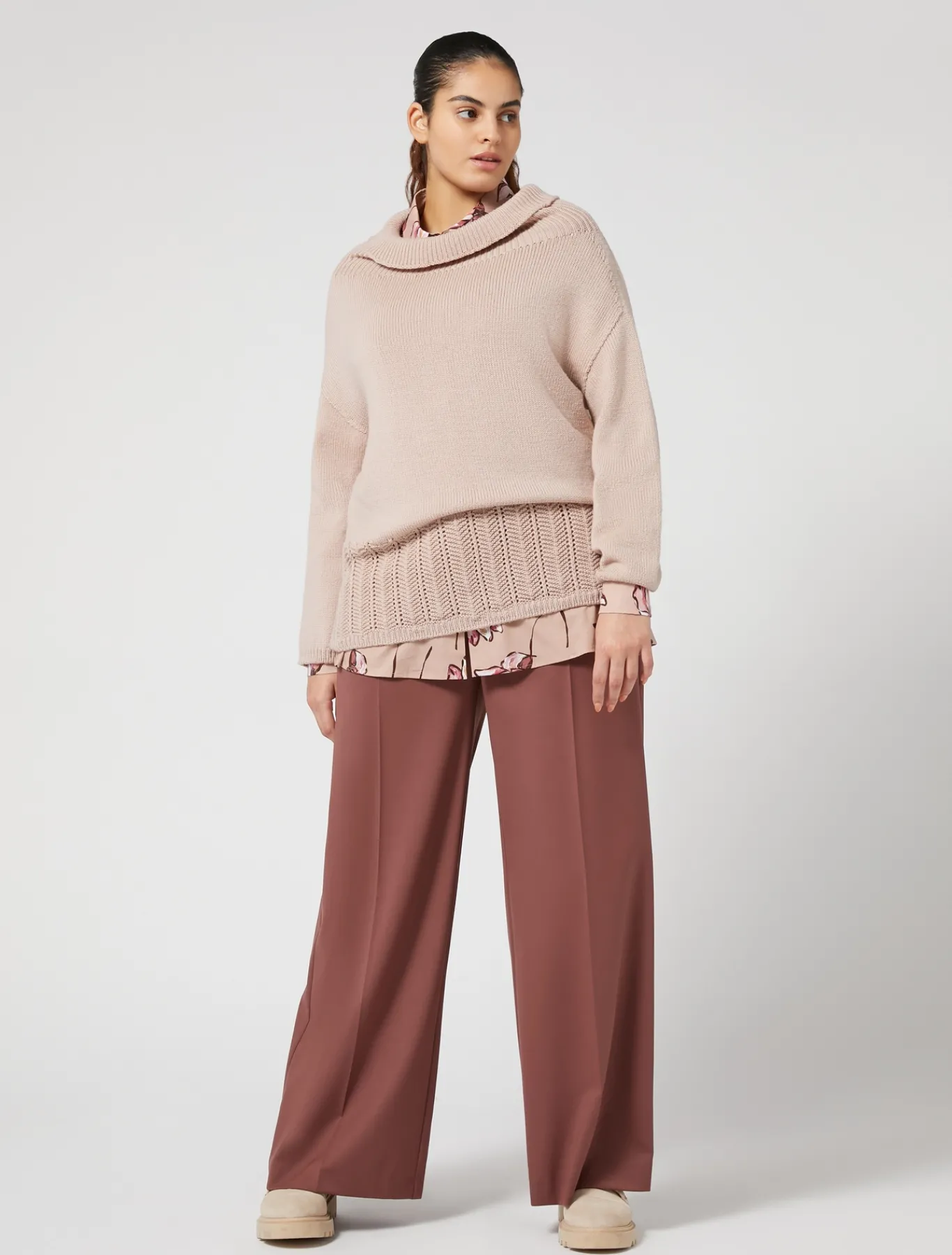 Marina Rinaldi Camicie & Bluse | Camicie & Bluse*Camicia in cotone stampato ROSA