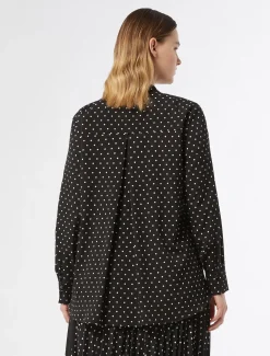 Marina Rinaldi Camicie & Bluse | Camicie & Bluse*Camicia in crêpe de Chine stampato NERO