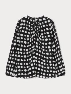 Marina Rinaldi Camicie & Bluse | Camicie & Bluse*Camicia in crêpe de Chine di seta NERO