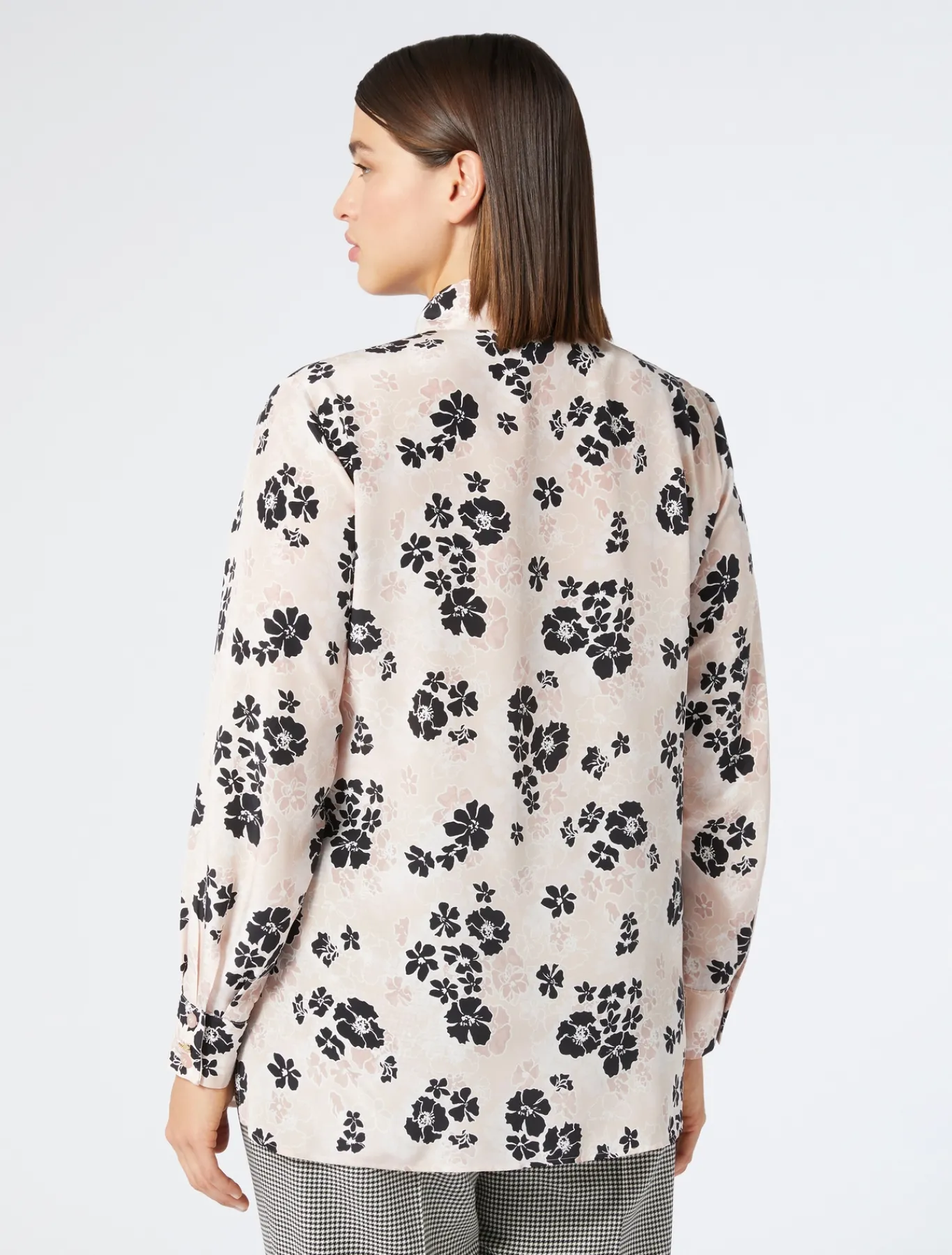 Marina Rinaldi Camicie & Bluse | Camicie & Bluse*Camicia in crêpe de Chine di seta ROSA