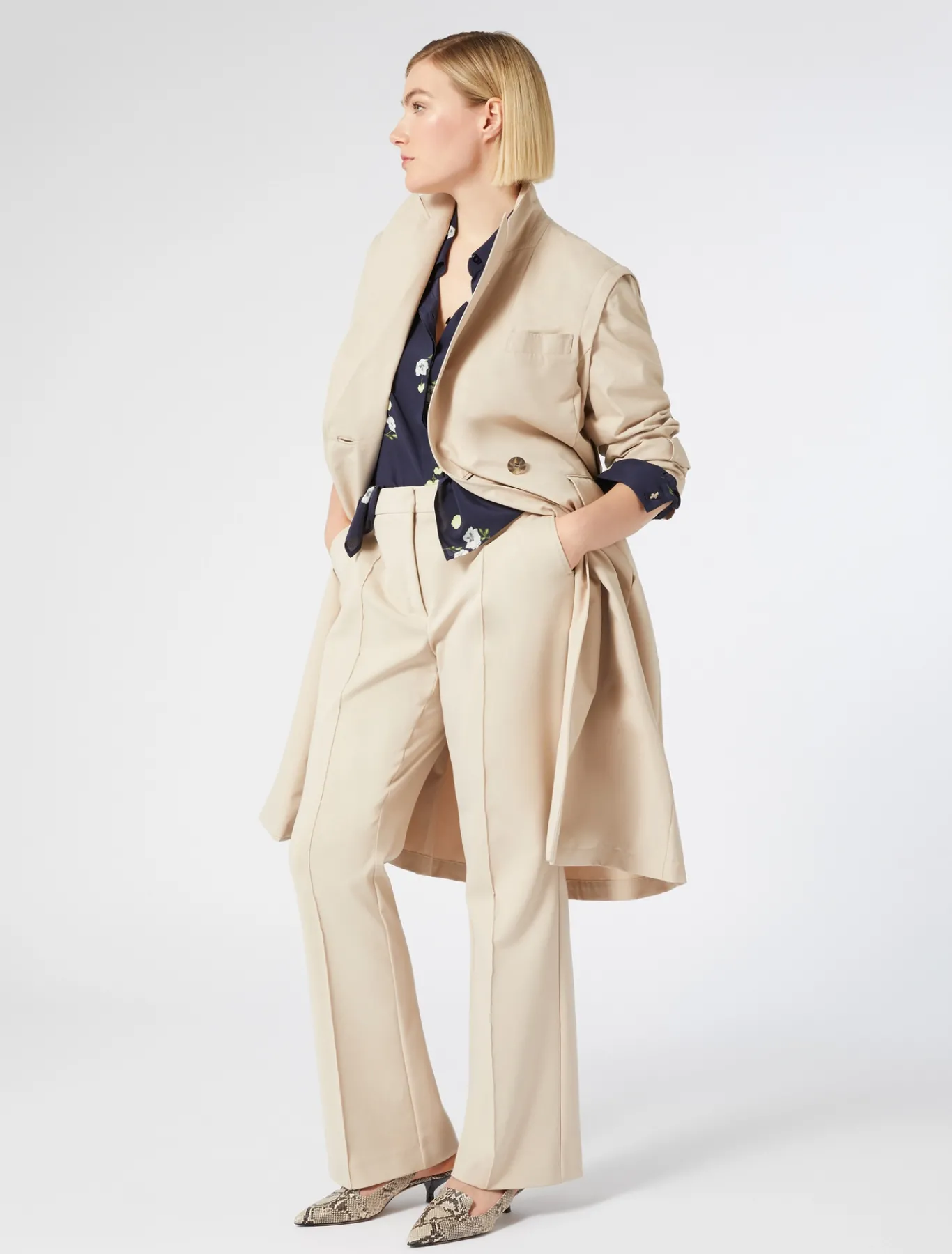 Marina Rinaldi Camicie & Bluse | Camicie & Bluse*Camicia in crêpe de Chine di seta BLUNOTTE
