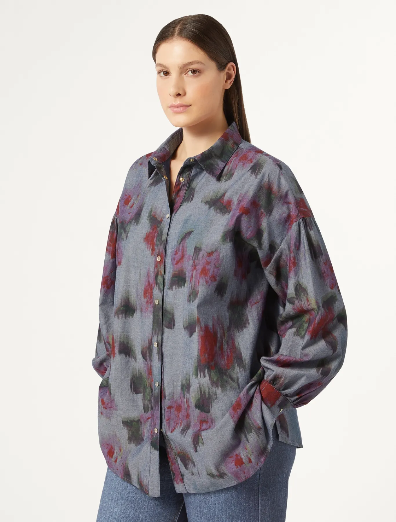 Marina Rinaldi Camicie & Bluse | Camicie & Bluse*Camicia in denim chambray BLU