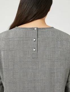 Marina Rinaldi Camicie & Bluse | Camicie & Bluse*Camicia in foulé di lana NEROBIANCO