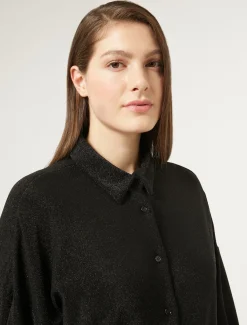Marina Rinaldi Top & T-Shirt | Top & T-Shirt*Camicia in jersey NERO