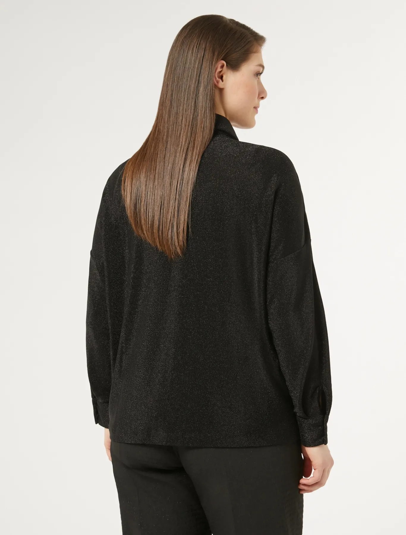 Marina Rinaldi Top & T-Shirt | Top & T-Shirt*Camicia in jersey NERO