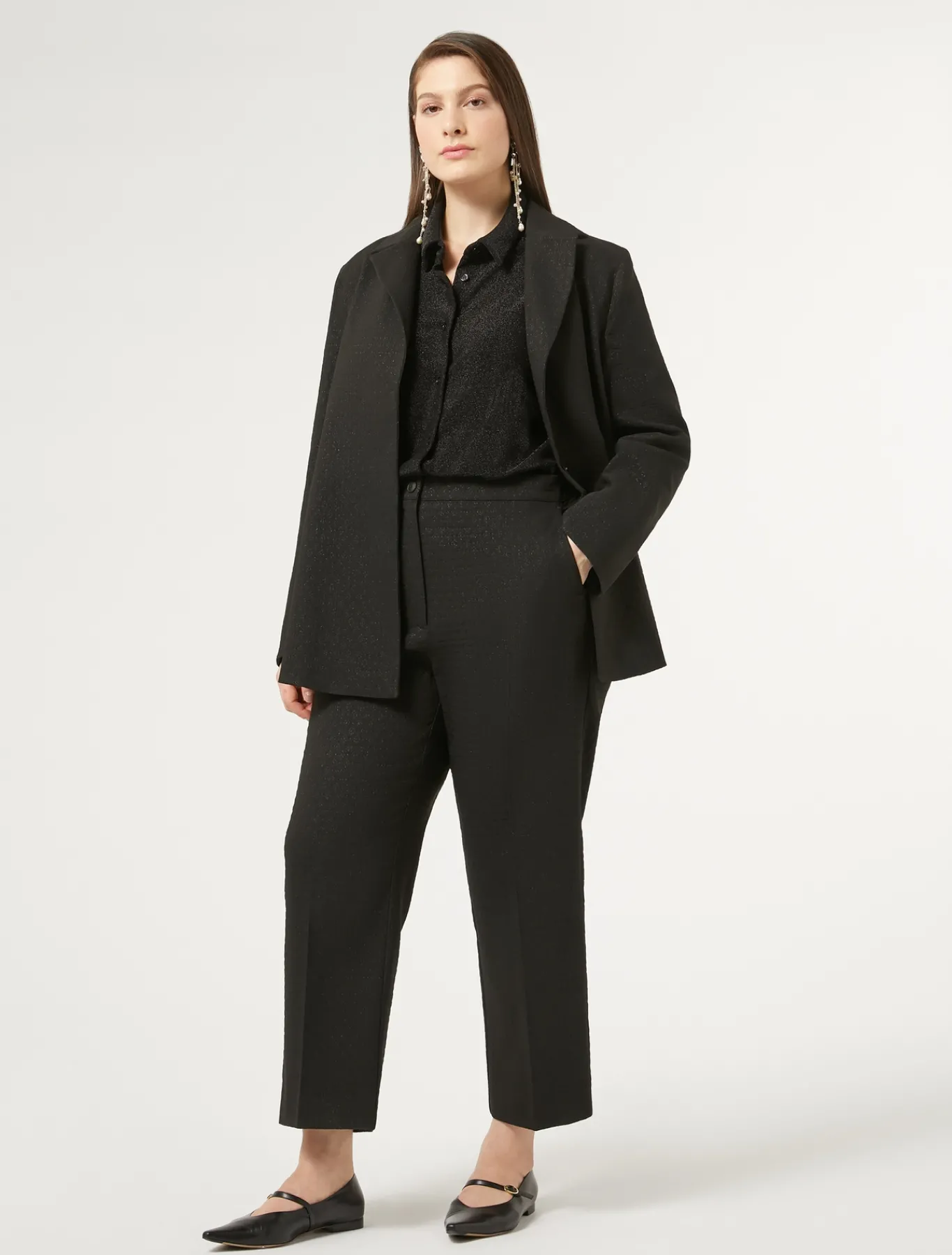 Marina Rinaldi Top & T-Shirt | Top & T-Shirt*Camicia in jersey NERO
