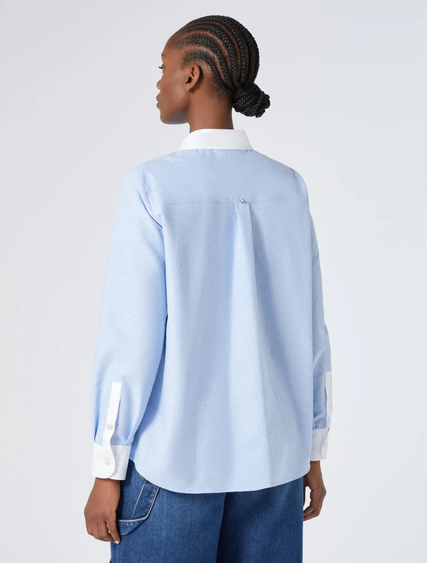 Marina Rinaldi Camicie & Bluse | Camicie & Bluse*Camicia in Oxford di cotone AZZURRO