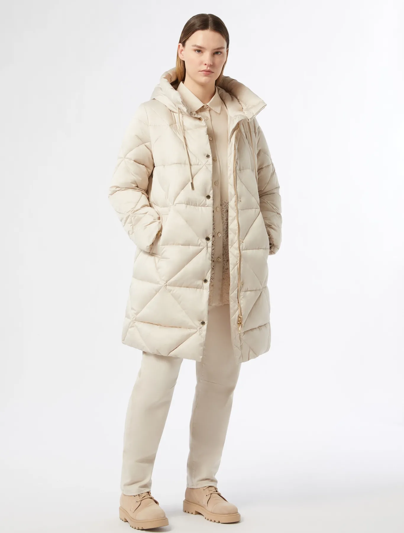 Marina Rinaldi Camicie & Bluse | Camicie & Bluse*Camicia in pizzo di ciniglia NATURALE