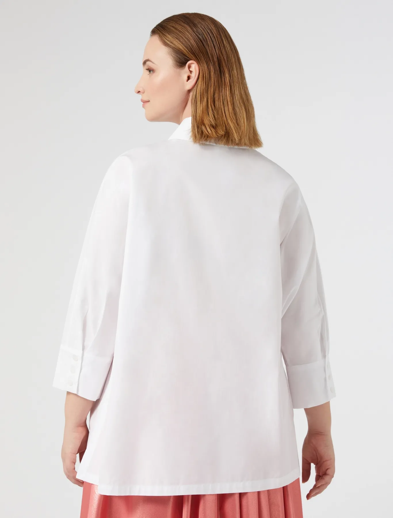 Marina Rinaldi Camicie & Bluse | Camicie & Bluse*Camicia in popeline BIANCOOTTICO