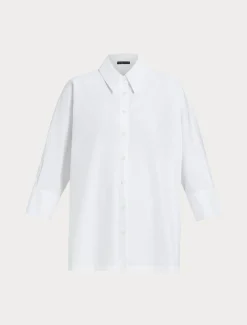 Marina Rinaldi Camicie & Bluse | Camicie & Bluse*Camicia in popeline BIANCOOTTICO