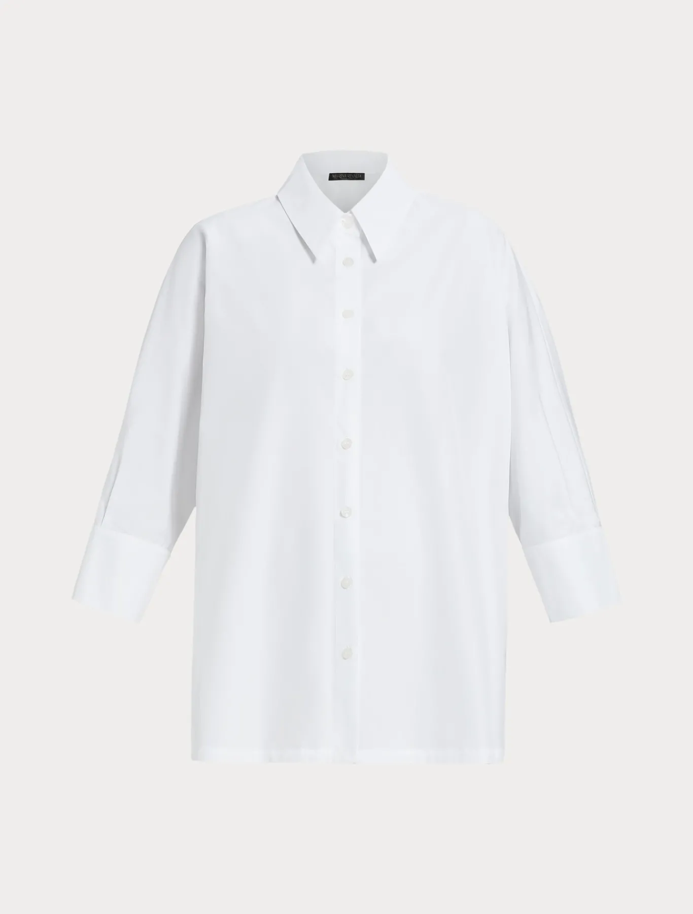 Marina Rinaldi Camicie & Bluse | Camicie & Bluse*Camicia in popeline BIANCOOTTICO