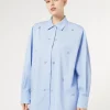Marina Rinaldi Camicie & Bluse | Camicie & Bluse*Camicia in popeline con ricamo AZZURRO