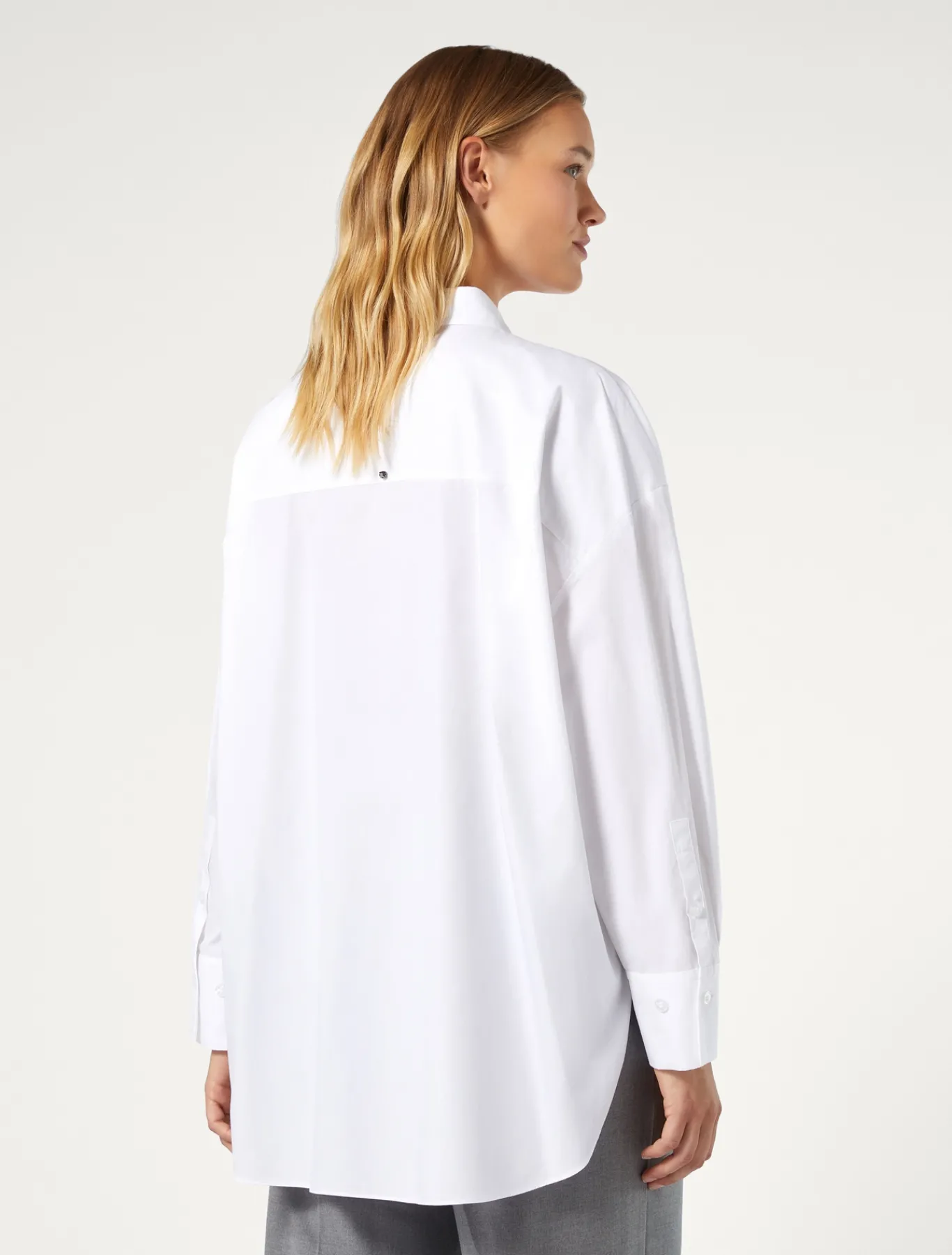 Marina Rinaldi Camicie & Bluse | Camicie & Bluse*Camicia in popeline con ricamo BIANCOOTTICO