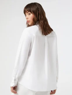 Marina Rinaldi Camicie & Bluse | Camicie & Bluse*Camicia in popeline di cotone BIANCOOTTICO