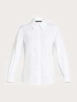 Marina Rinaldi Camicie & Bluse | Camicie & Bluse*Camicia in popeline di cotone BIANCOOTTICO