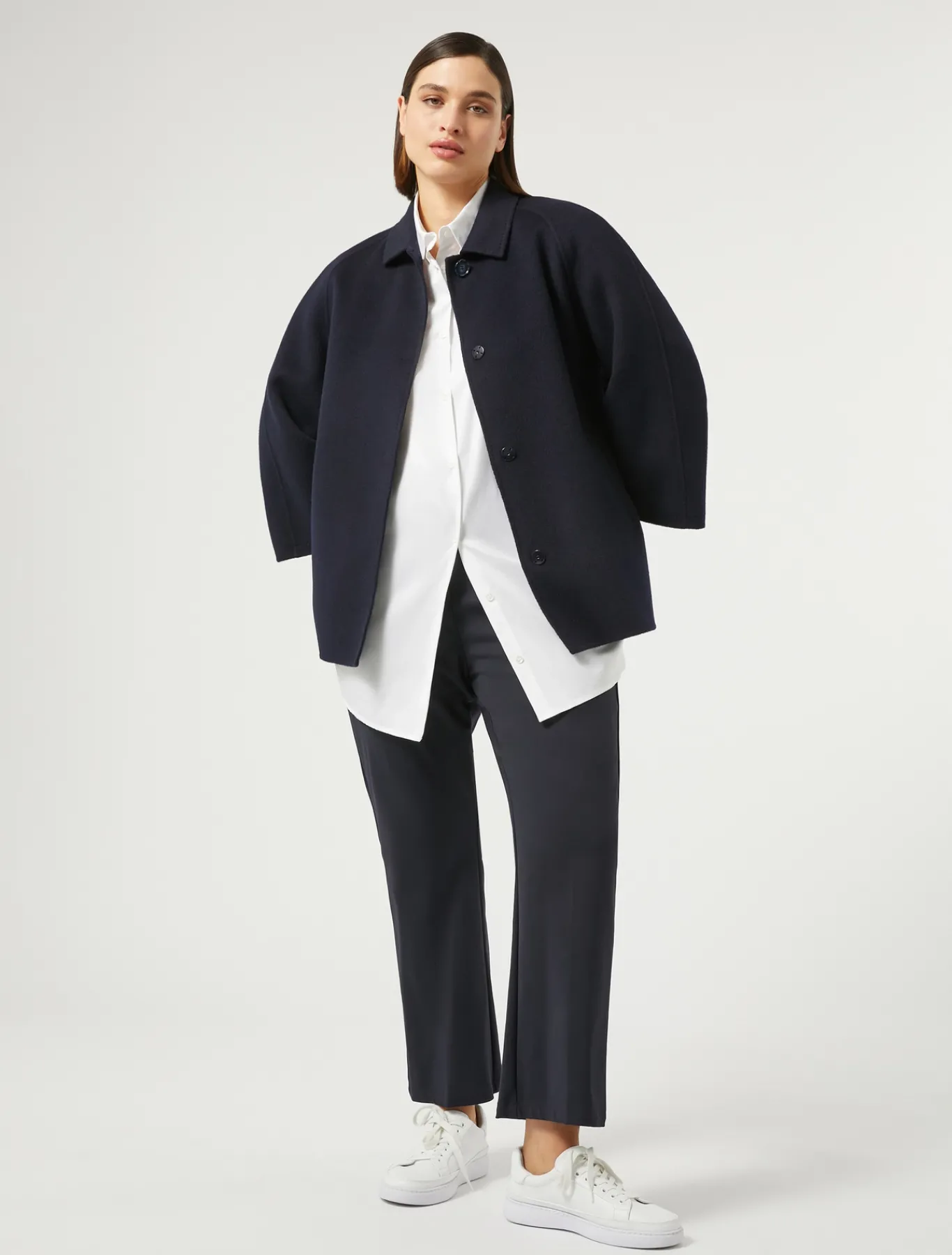Marina Rinaldi Camicie & Bluse | Camicie & Bluse*Camicia in popeline di misto cotone BIANCOOTTICO