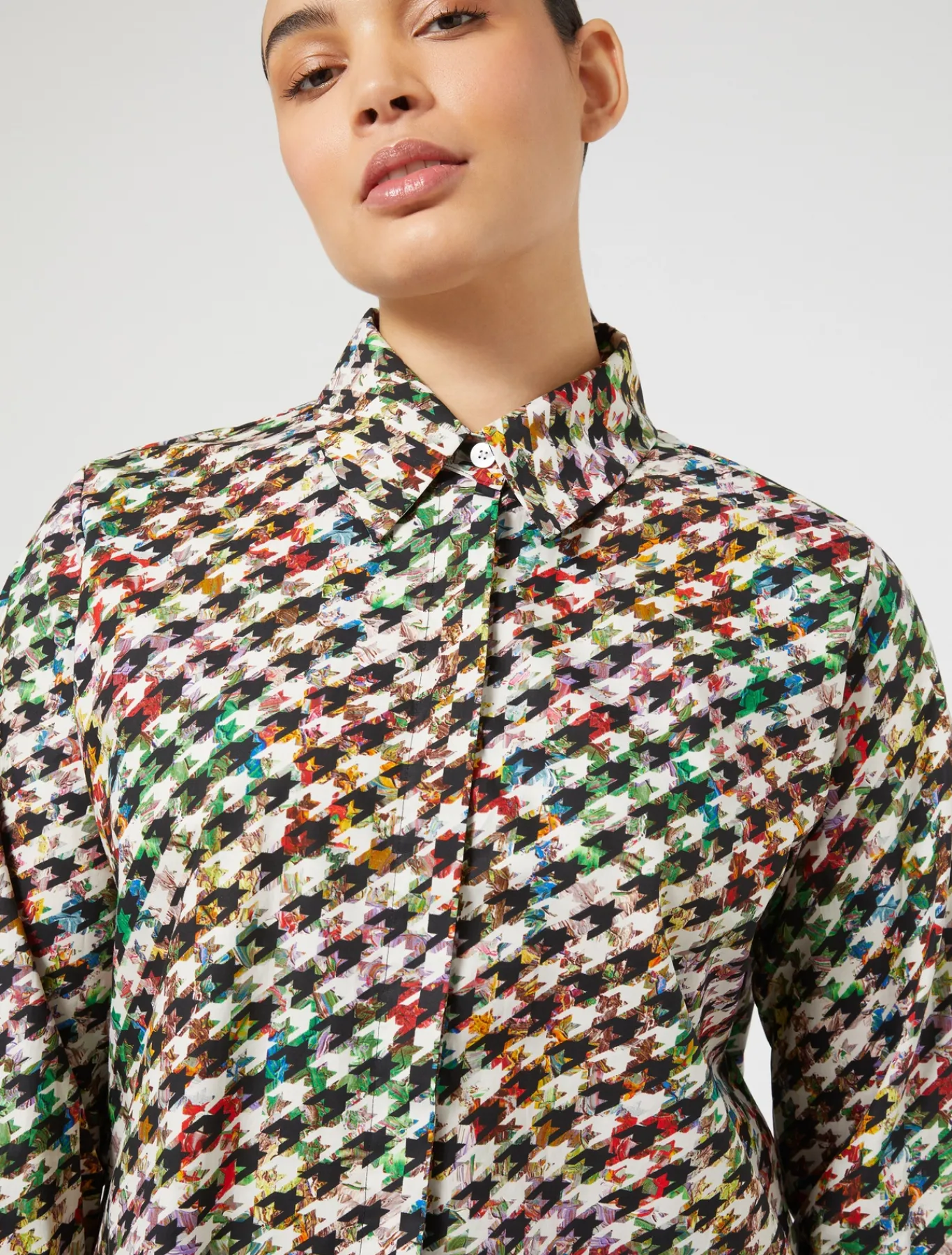 Marina Rinaldi Camicie & Bluse | Camicie & Bluse*Camicia in popeline stampato NERO