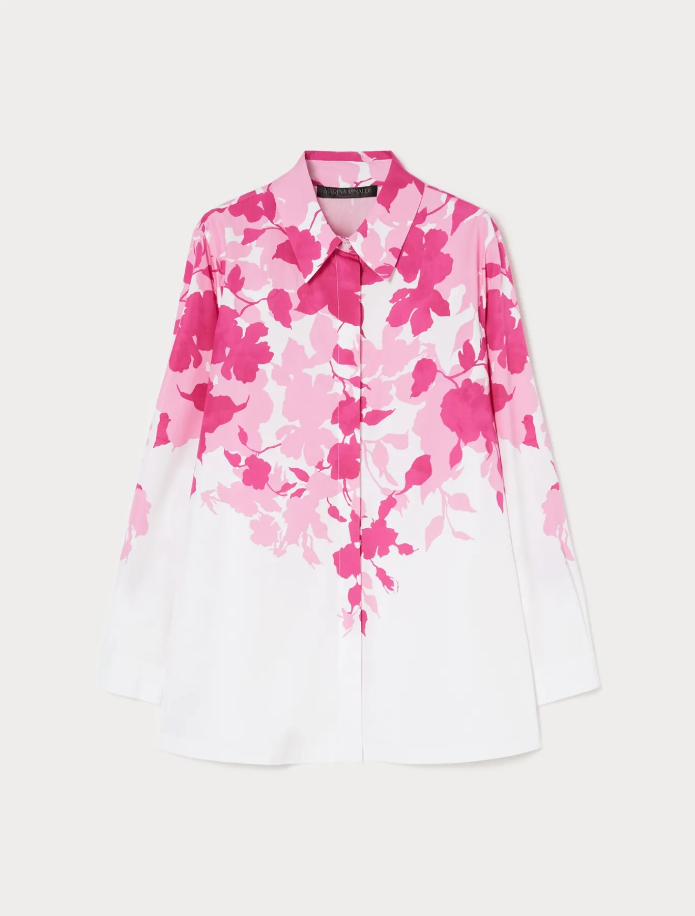 Marina Rinaldi Camicie & Bluse | Camicie & Bluse*Camicia in popeline stampato BIANCOOTTICO