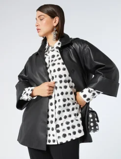 Marina Rinaldi Camicie & Bluse | Camicie & Bluse*Camicia in popeline stampato BIANCOOTTICO