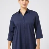 Marina Rinaldi Camicie & Bluse | Camicie & Bluse*Camicia in popeline stretch BLUETTE