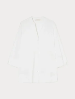 Marina Rinaldi Camicie & Bluse | Camicie & Bluse*Camicia in popeline stretch BIANCOOTTICO