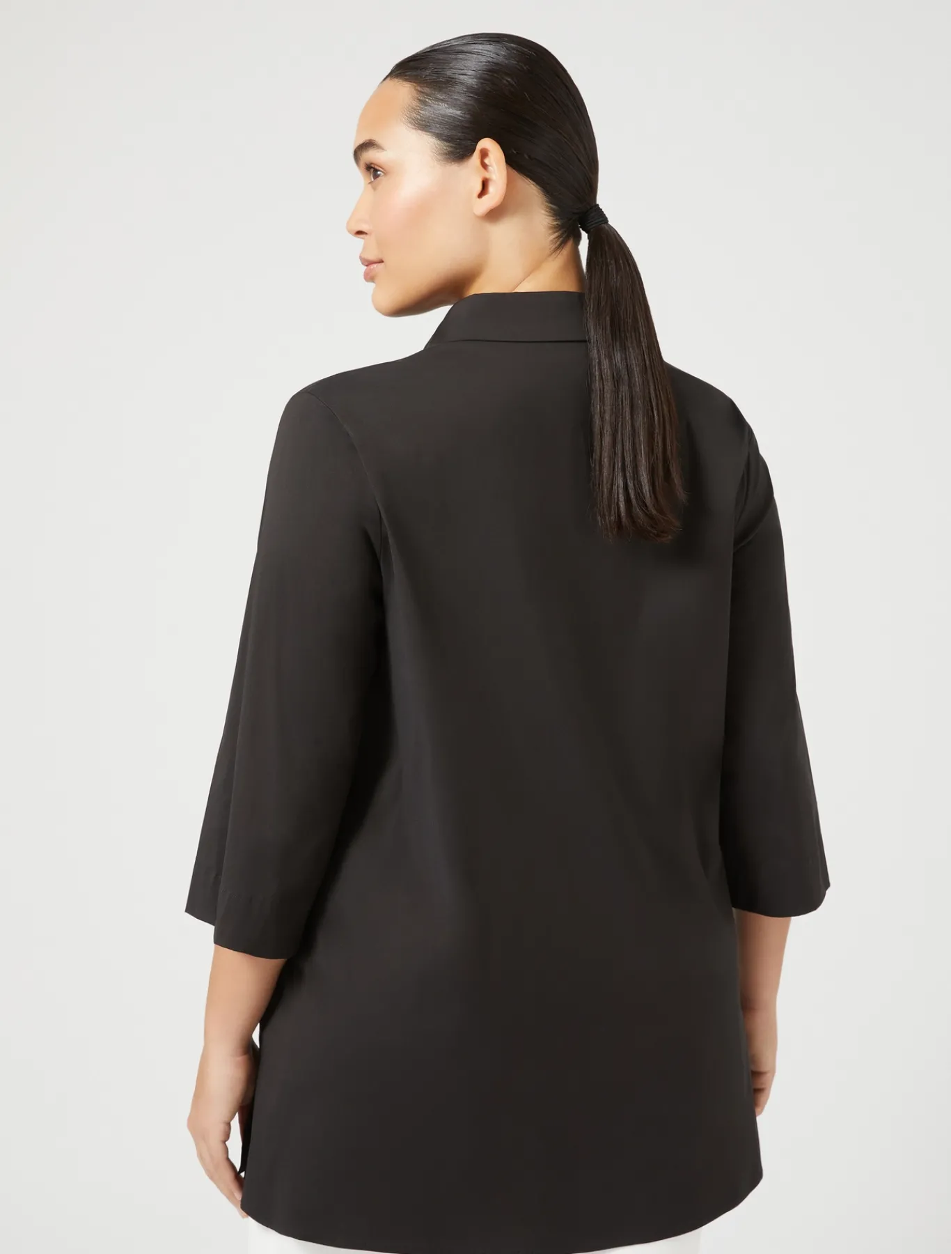Marina Rinaldi Camicie & Bluse | Camicie & Bluse*Camicia in popeline stretch NERO