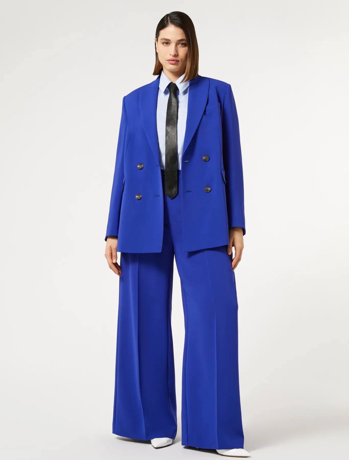 Marina Rinaldi Camicie & Bluse | Camicie & Bluse*Camicia in popeline tinto filo CIELO